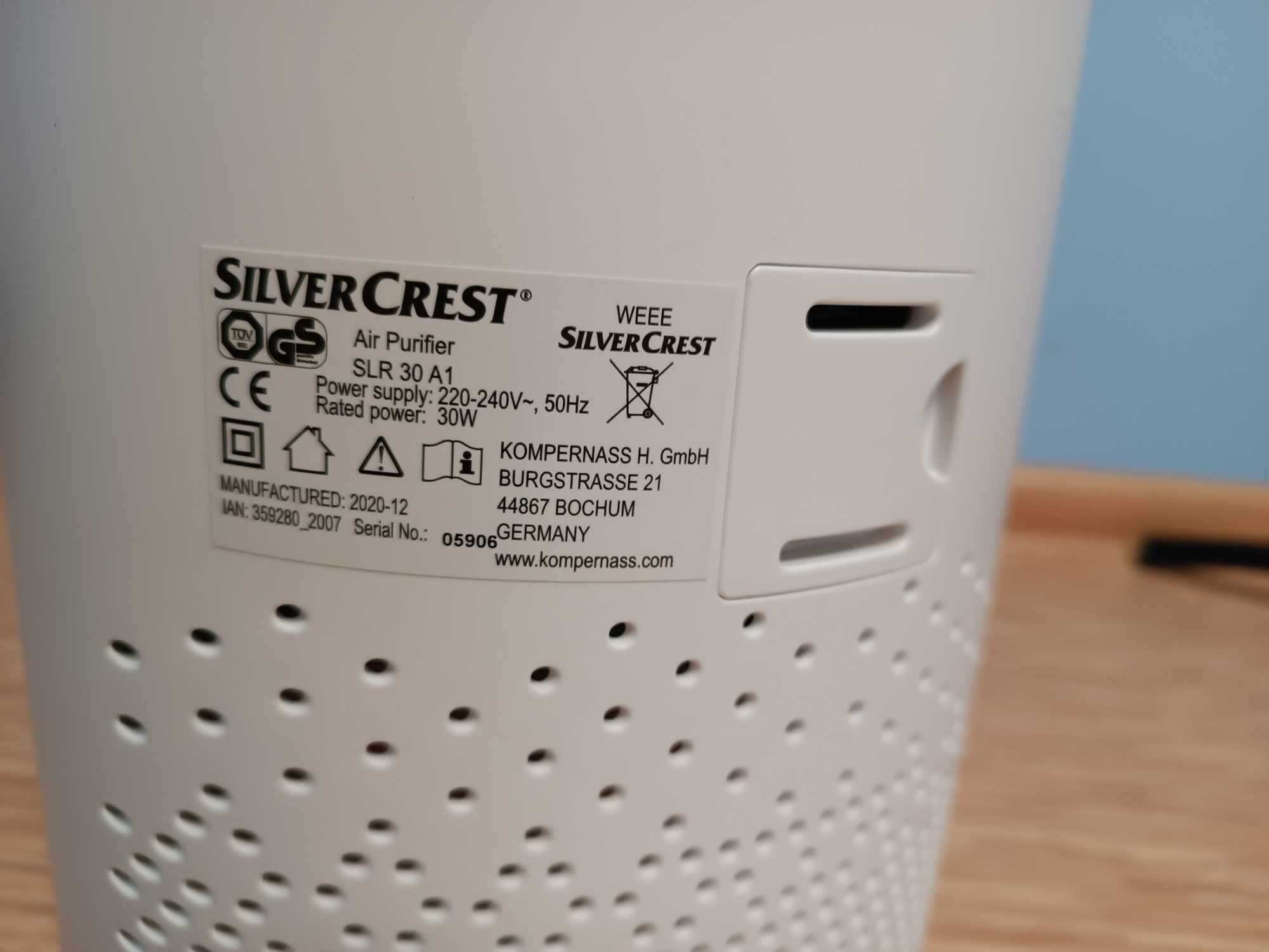 Oczyszczacz powietrza z filtrem
