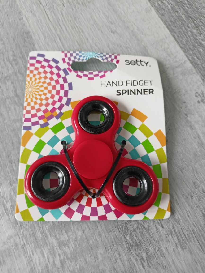 Fidget spinner czerwony