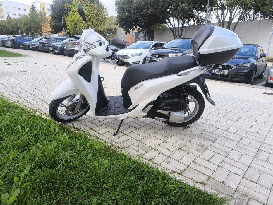 Honda sh125i branco perola