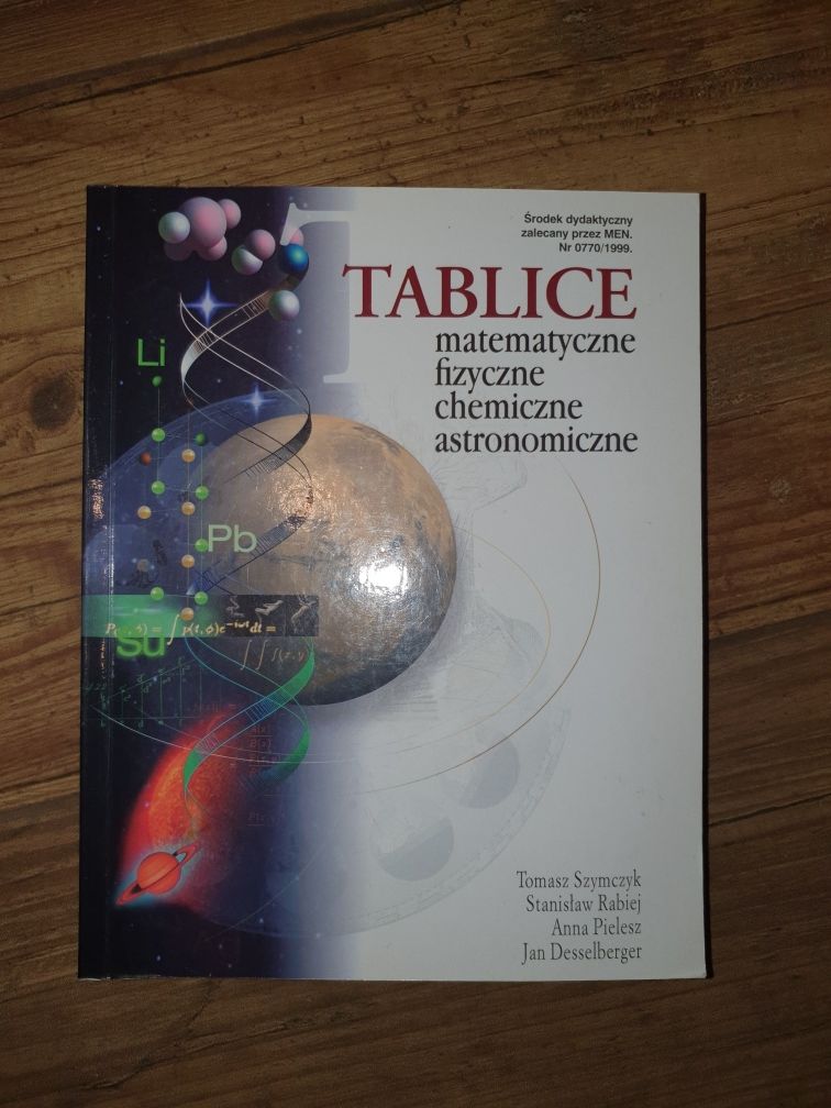 Tablice matematyczne, fizyczne, chemiczne, astronomiczne