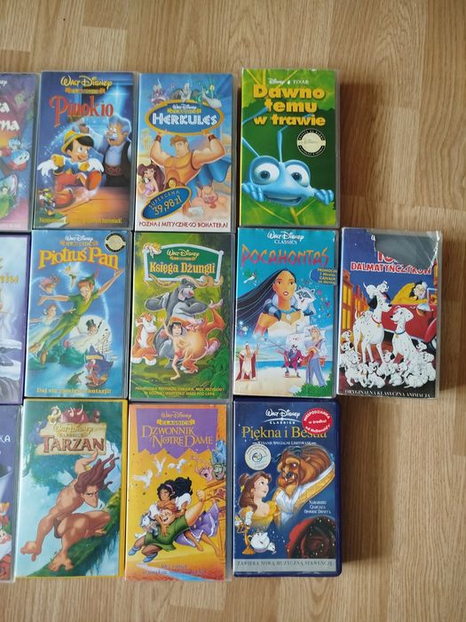 Kasety VHS disney