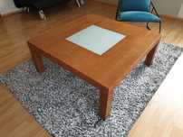 Stolik drewno 110 x 110 x 46 solidny Łódź Nowosolna