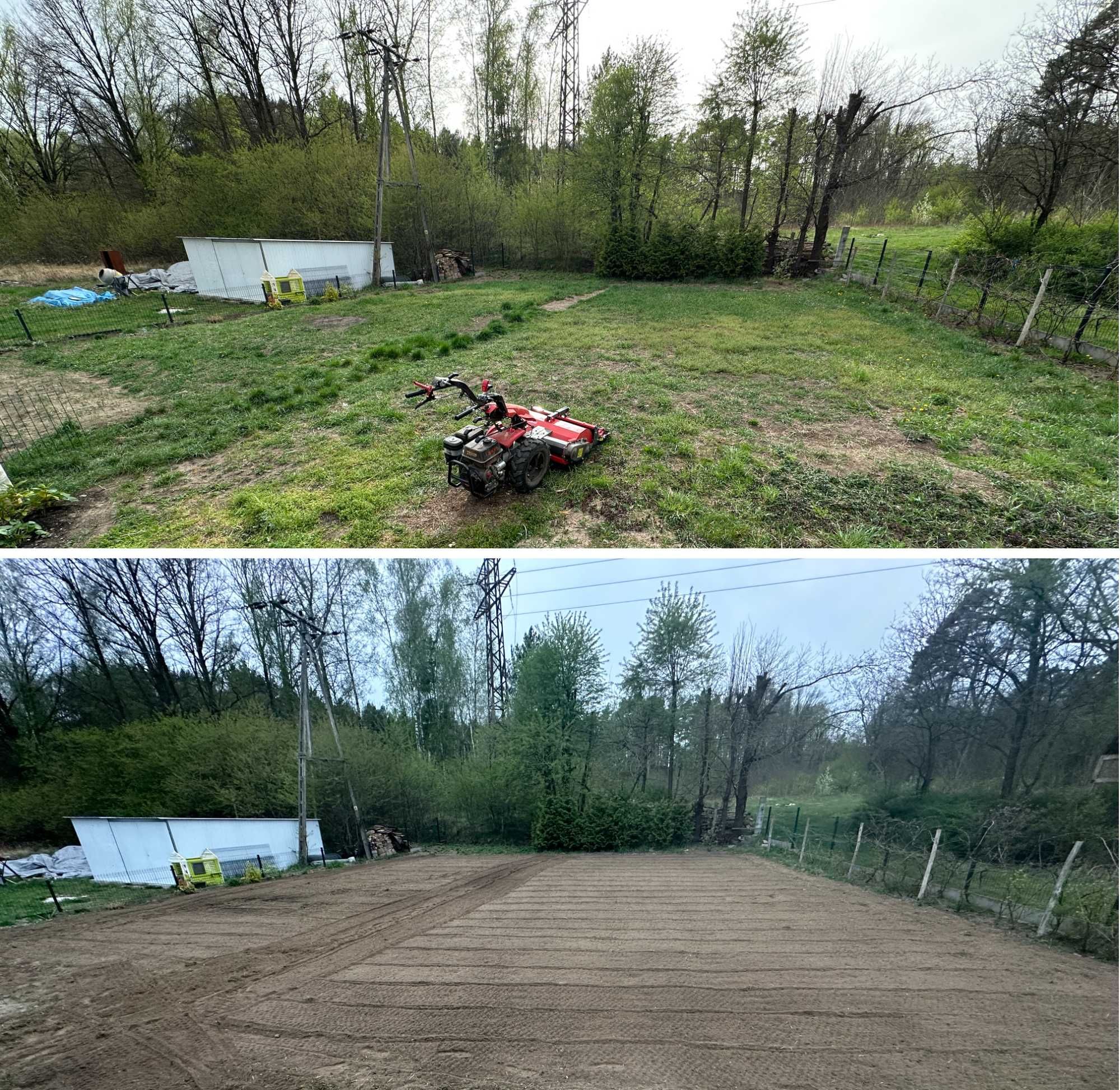 Zakładanie trawników, usługi glebogryzarką i minikoparką, niwelacja