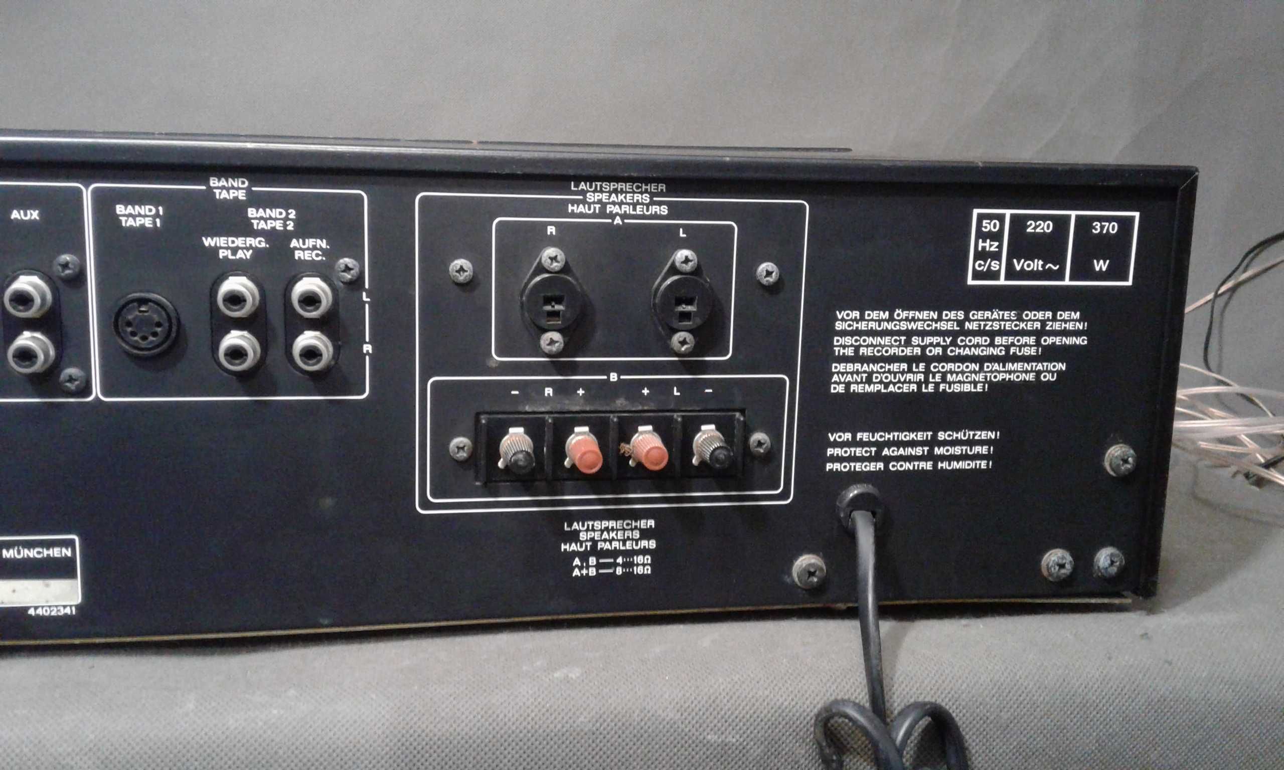 UHER VG 850,wzmacniacz stereo
