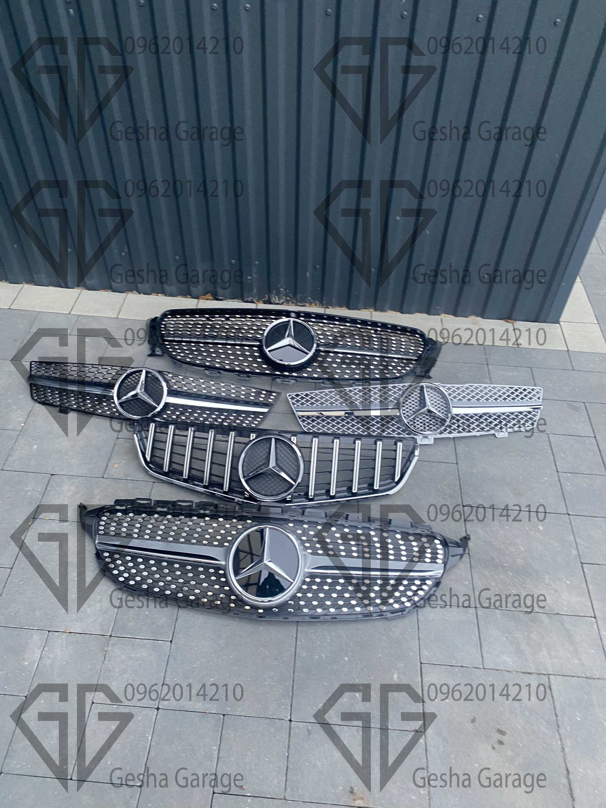Решетка решітка mercedes мерседес CLA CLS GLA GLB GLC GLE GLS CL ML G