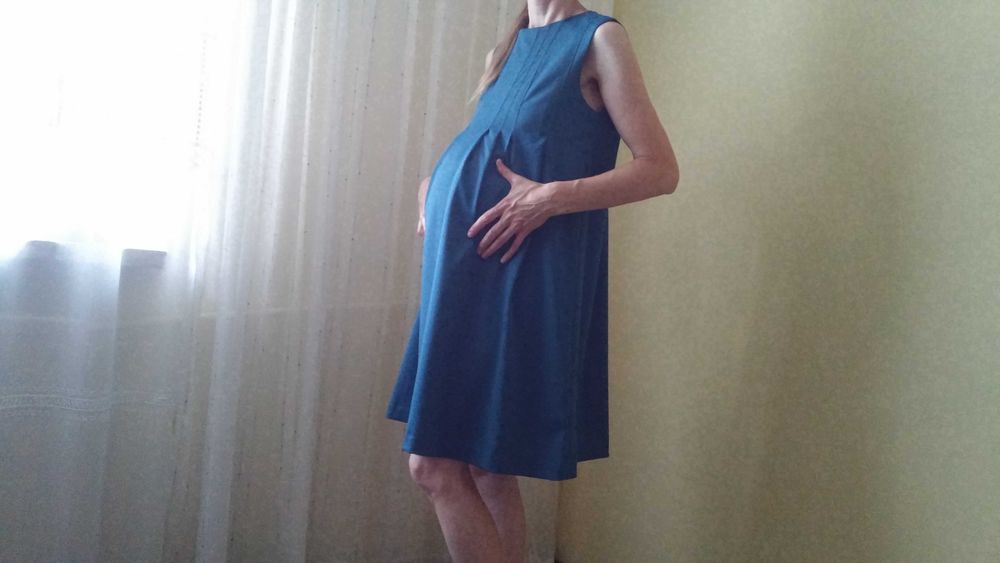 sukienka piękna ciemna zieleń ciąża plisy elegancka ślub wesele święta