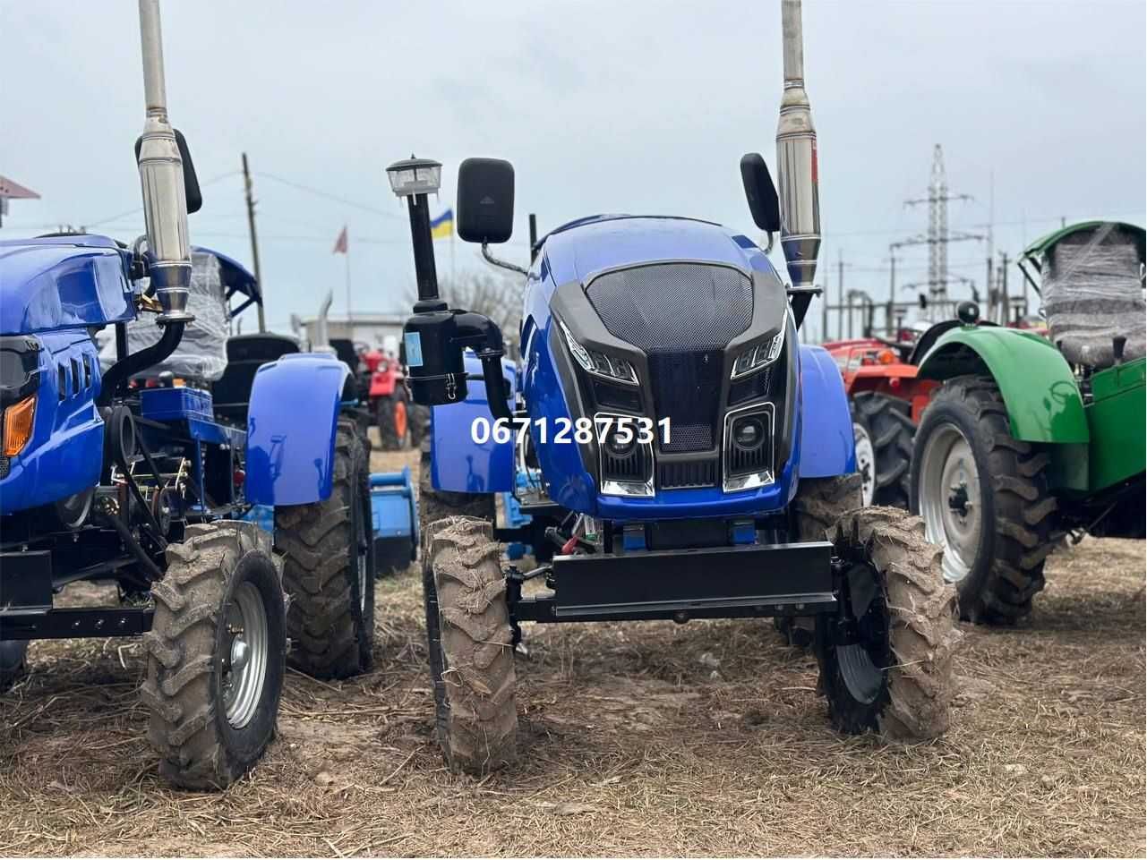 МініТрактор KENTAVR 240B Кентавр+Фреза та плуг посилена рама доставка