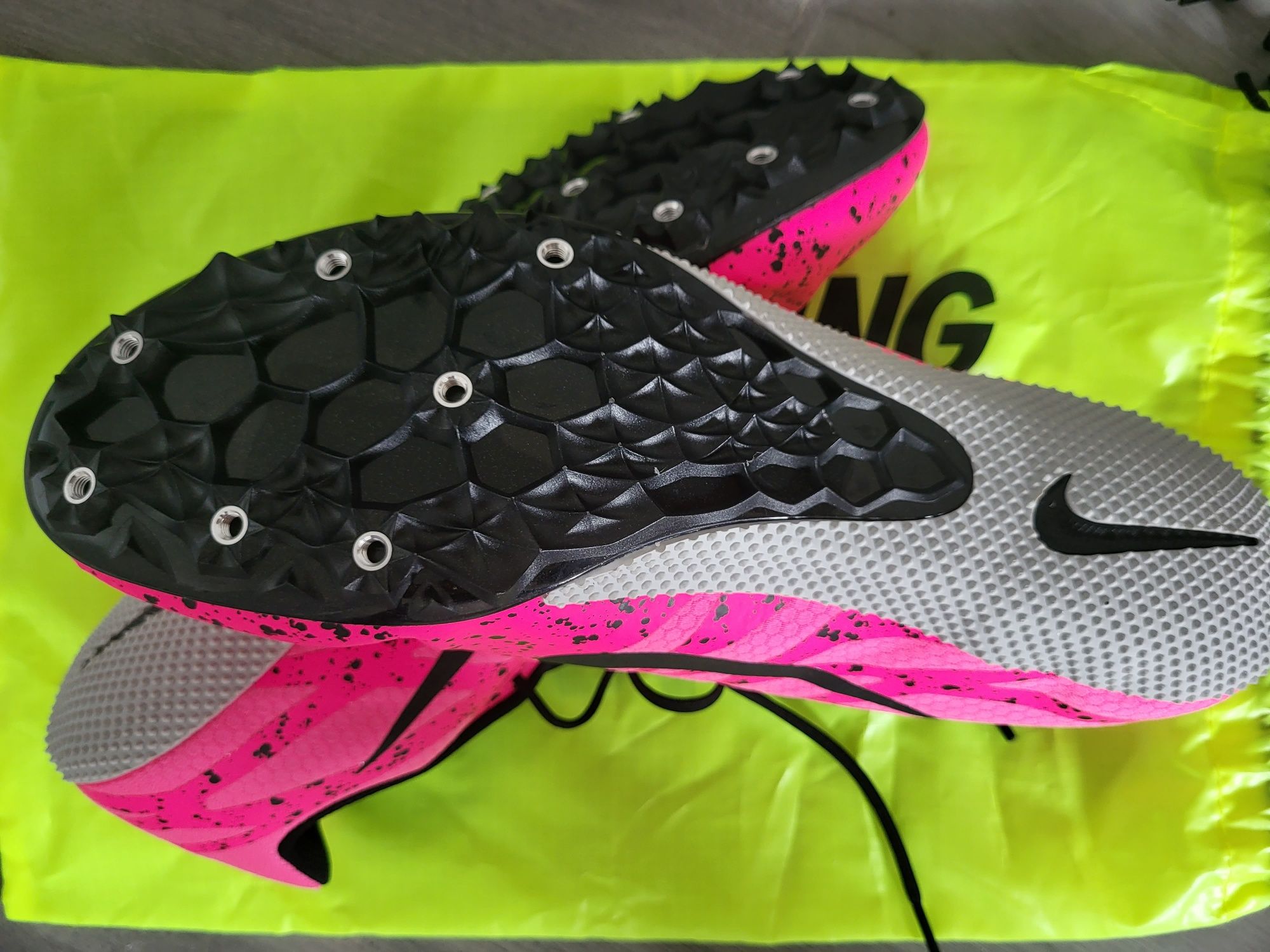 Nike Zoom Rival S Pink Blast/ Black -pure Platinum