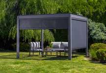 PERGOLA Ogrodowa Tarasowa aluminiowa 3x3m, 3x4m + panele zaciemniający