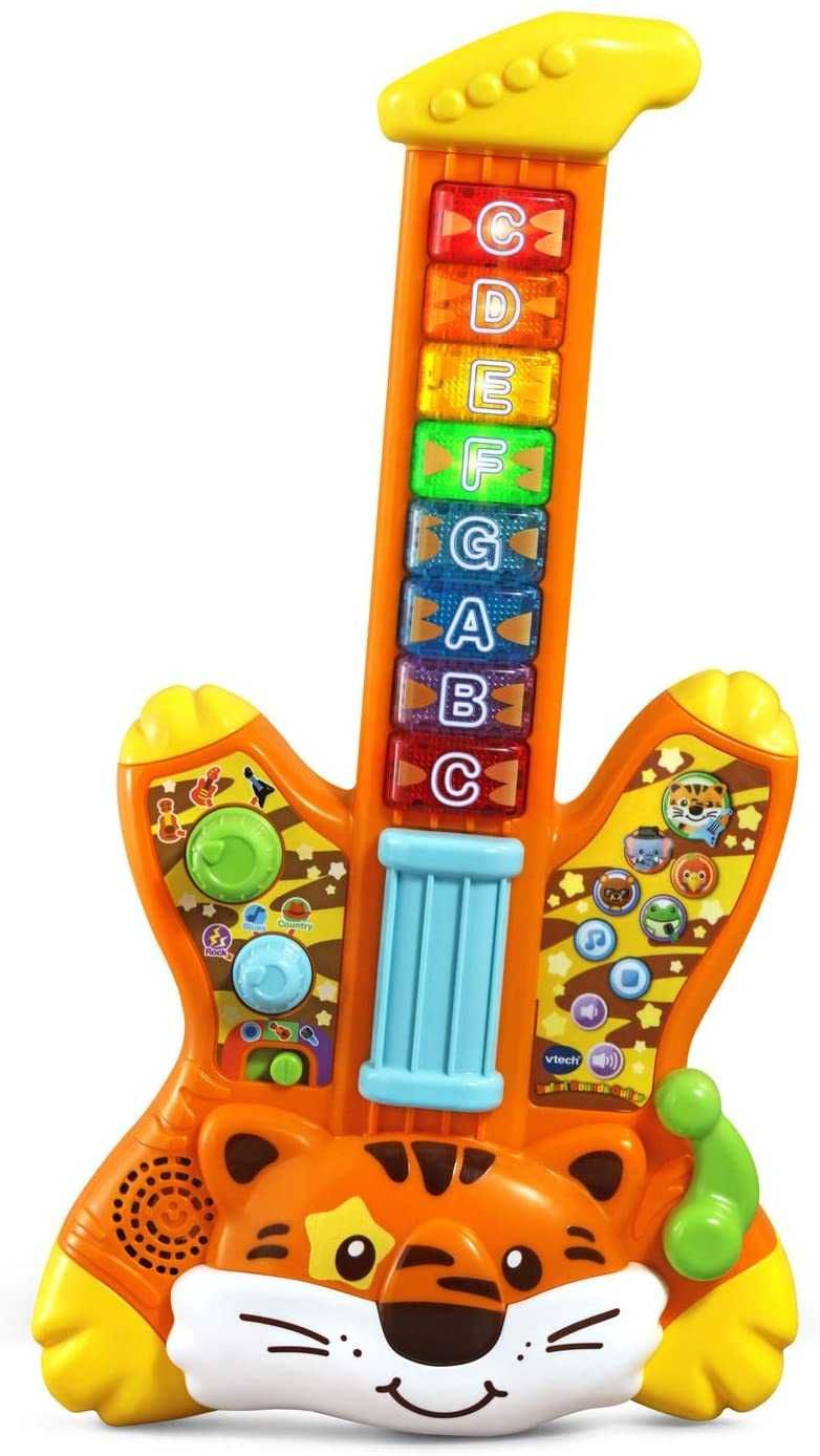 Детская развивающая музыкальная игрушка гитара Тигренок Тигр VTech