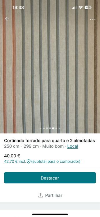 Cortinados  forrados