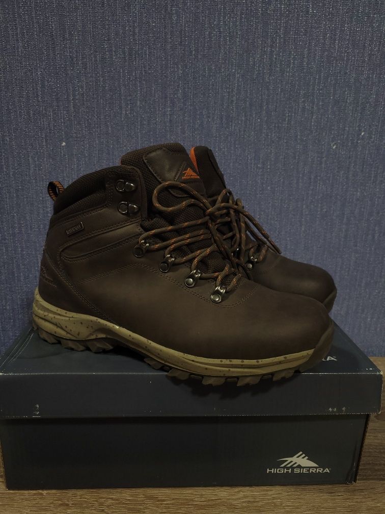 Ботинки мужские High Sierra Stampede - Waterproof Dark Brown, р.44 (28