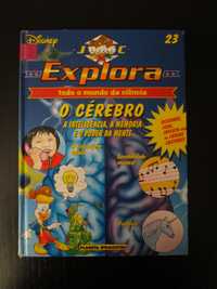 Livro didático e de jogos/desafios para criança "Explora o cérebro"