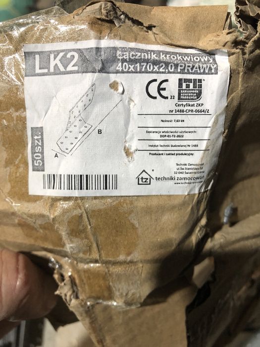 Łącznik krokwiowy