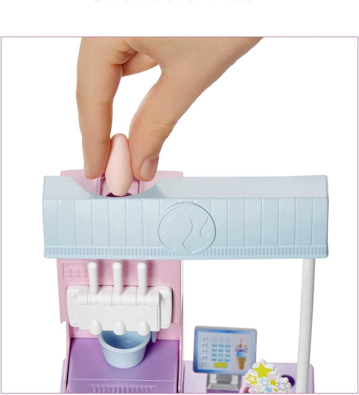 Лялька Барбі Barbie Careers Ice Cream Shop Set with Blonde Fashion
