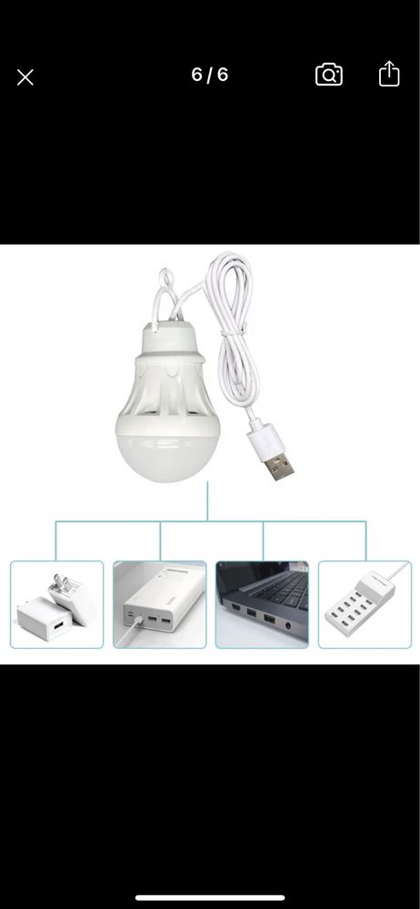 Led лампа USB