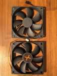 2 wentylatory 120mm z obudowy Corsair i Krux