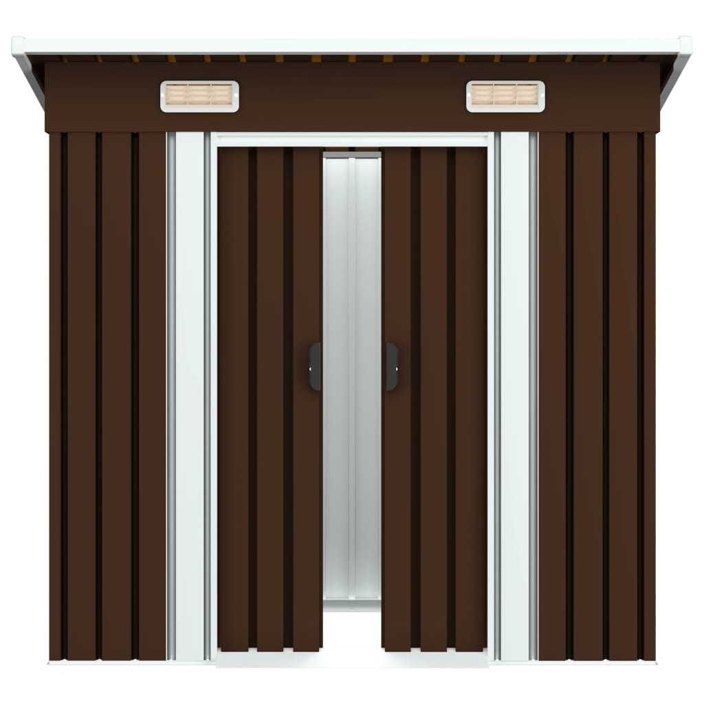 Abrigo de Jardim Metálico 194x121x181 cm – Compacto e Resistente