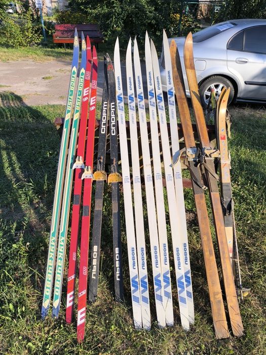 Лижі СССР дерев'яні  в гарному стані.