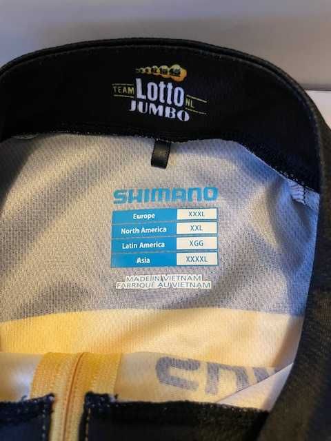 Koszulka kolarska Lotto Jumbo Shimano rozmiar XXXL