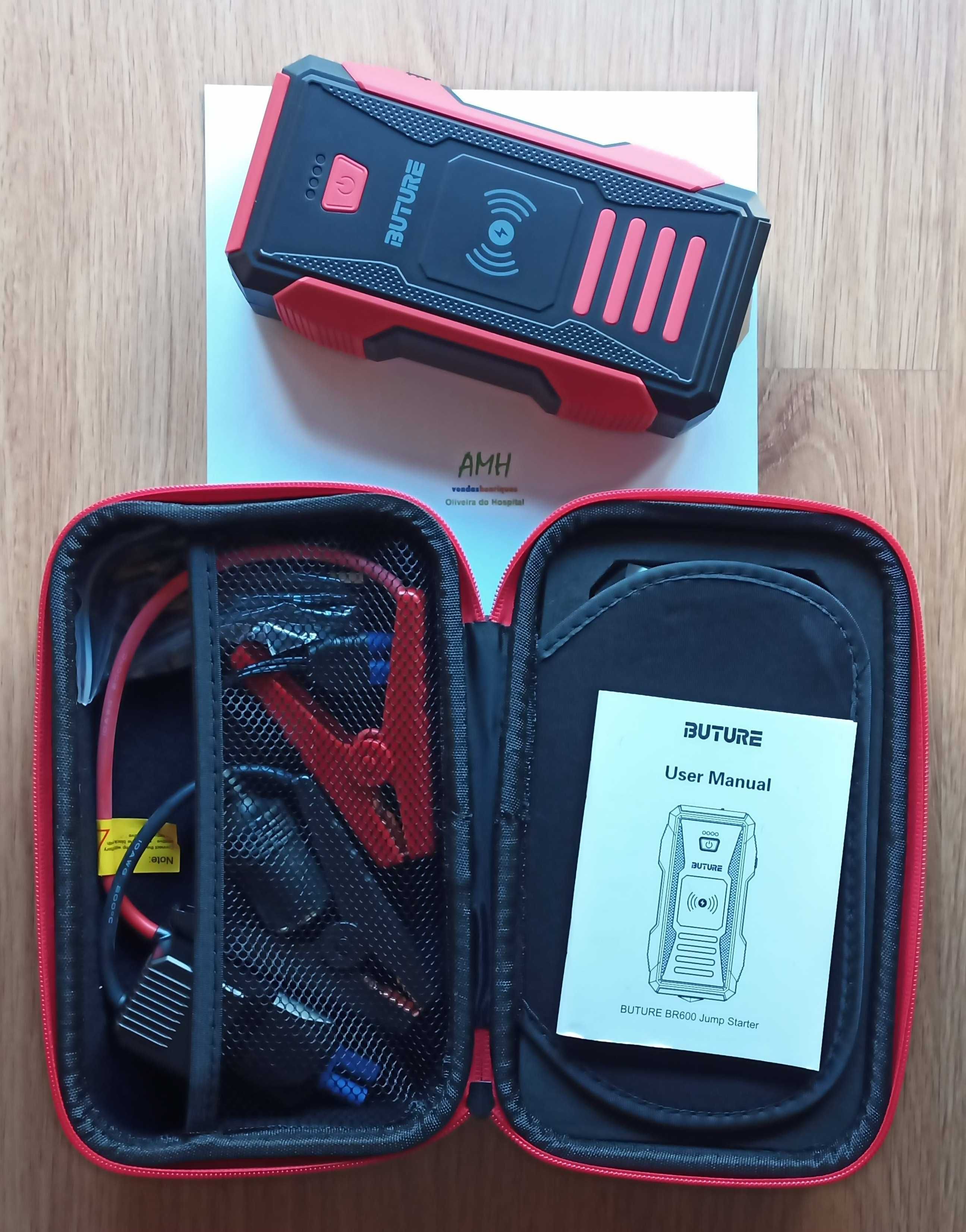 BuTure Led jump starter booster 2500A wireless 27000mAh arranque