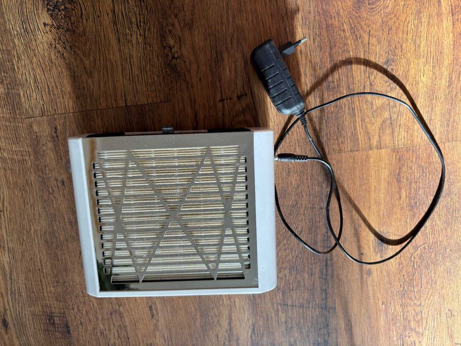 Pochłaniacz pyłu do paznokci, hybrydy, żelu, biały, srebrny