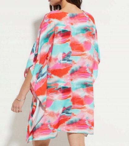 B.P.C tunika plażowa ekskluzywna kolorowa ^48/50