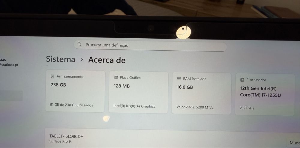 Surface Pro 9 - Como Novo