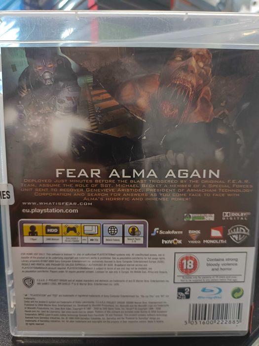 F.E.A.R. 2: Project Origin PS3 Wysyłka Wymiana Sklep Mokotów