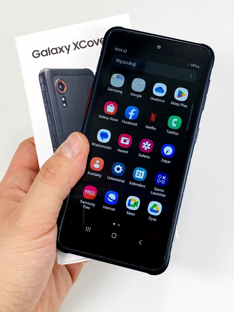 Samsung Galaxy Xcover 5, ip68 GW12MSC, telefon do zadan specjalnych