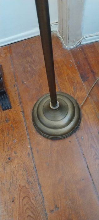 Candeeiros de pé alto vintage em latão