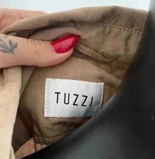 Tuzzi komplet spodnie i marynarka M linen viscose elegancki  jak nowy