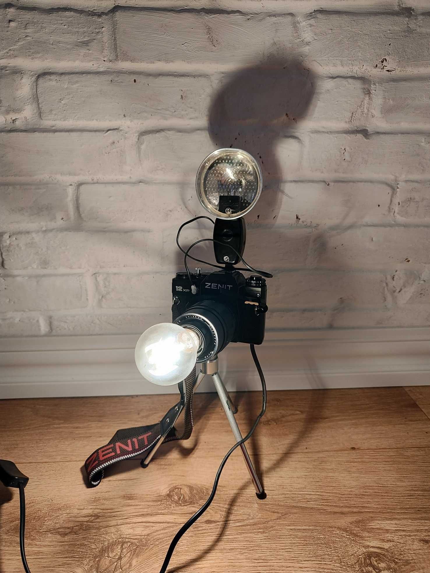 Lampka aparat vintage led do wystroju