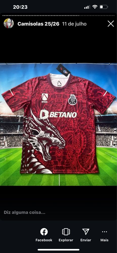 Camisolas de clubes