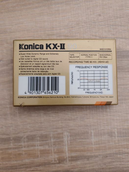 Аудиокассета/кассета Konica KX II