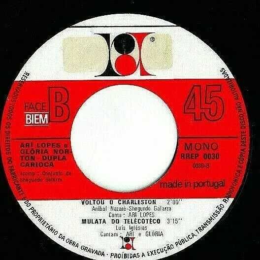 Ari Lopes & Gloria Norton - made in PORTUGAL 1972 - EP 45 Rpm 7"