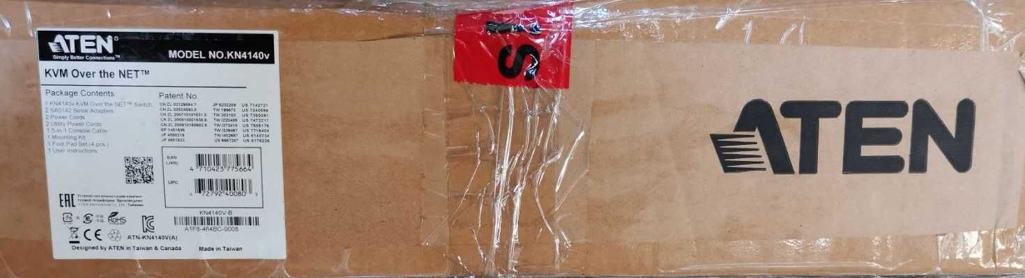 Aten kn4140v 40-портовий 5-консольний KVM-Перемикач  з доступом по IP