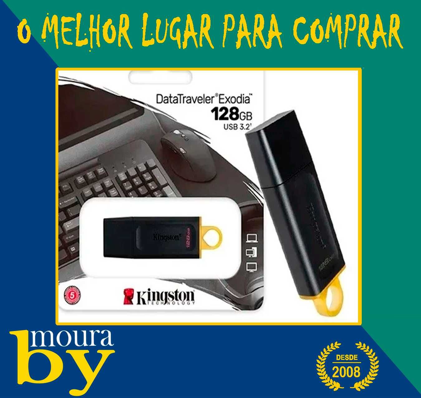 Pen USB 3.2 Kingston 128 GB Datatraveler Exodia