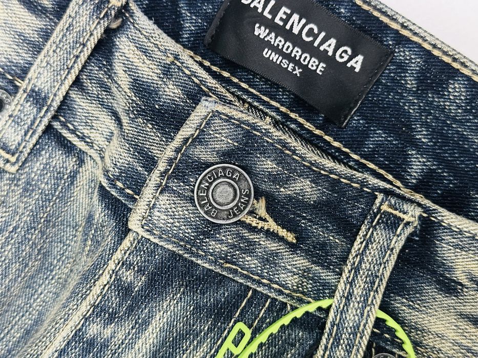 Джинсы штаны Balenciaga jeans flared opium archive erd washed M-L