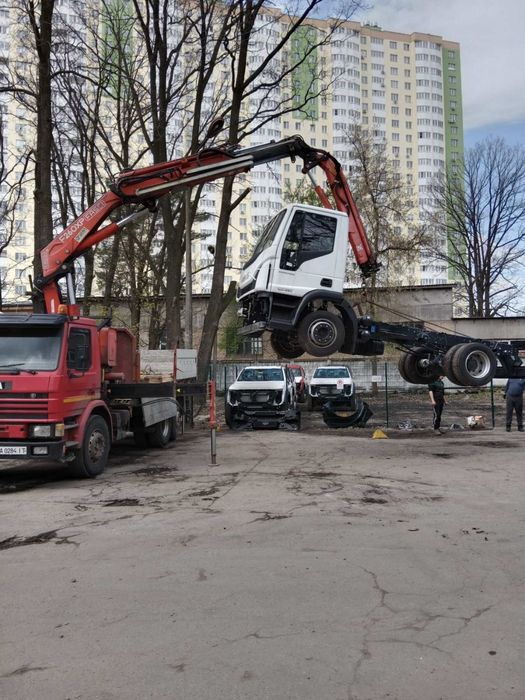 Услуги крана-манипулятора, стрела 25 метров.