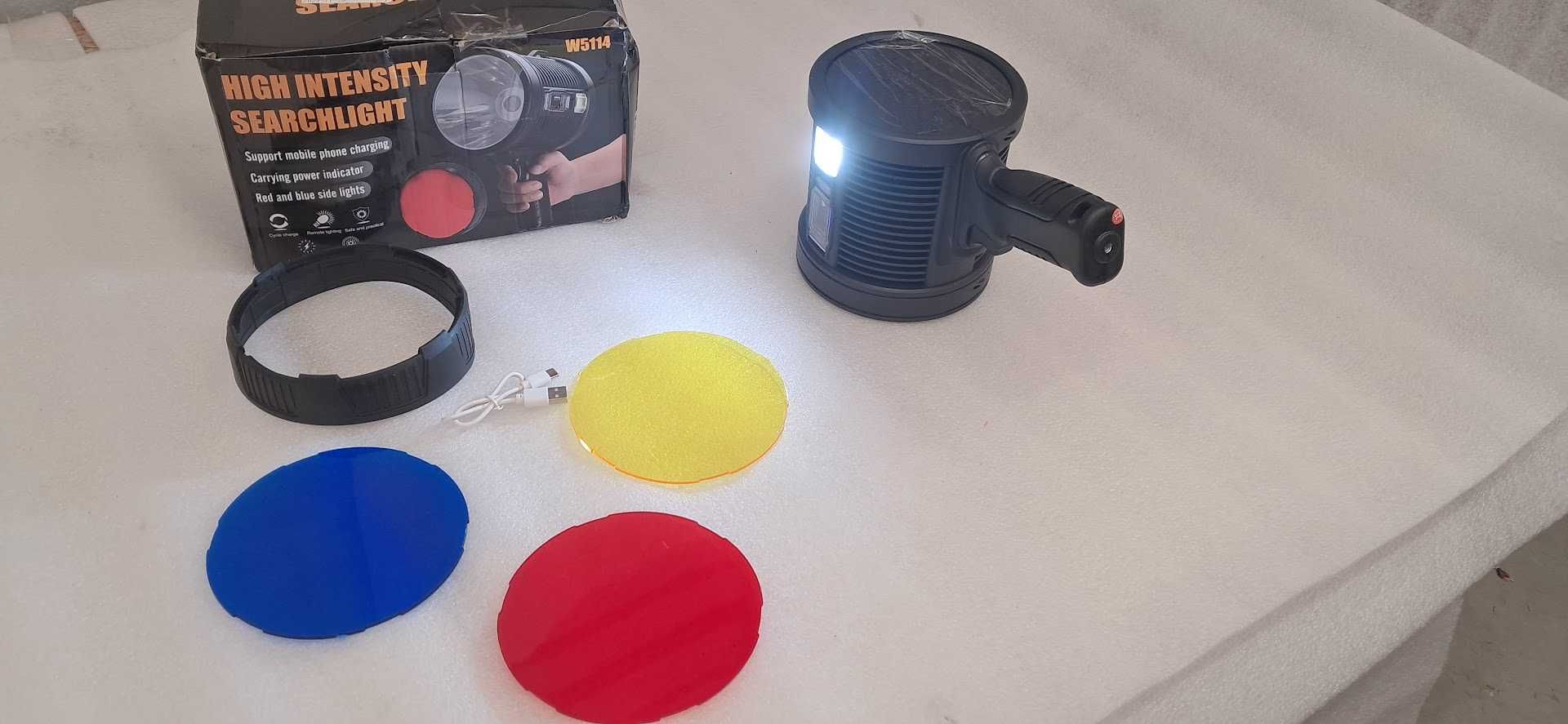 Akumulatorowy reflektor 100 000 lumenów Led słoneczny