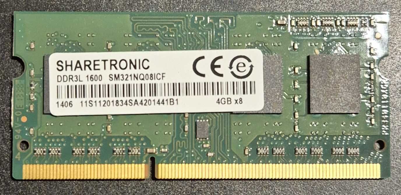 Pamięć RAM 4GB Sharetronic DDR3L 1600MHz SM321NQ08ICF