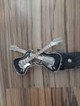 Pasek do spodni gitara klamra rockstar 110cm