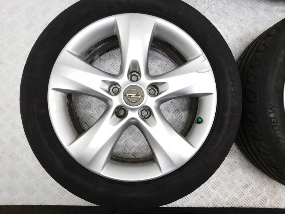 felgi aluminiowe 5x115 17x7 opony 225/50 zr17 - opel astra iv j
