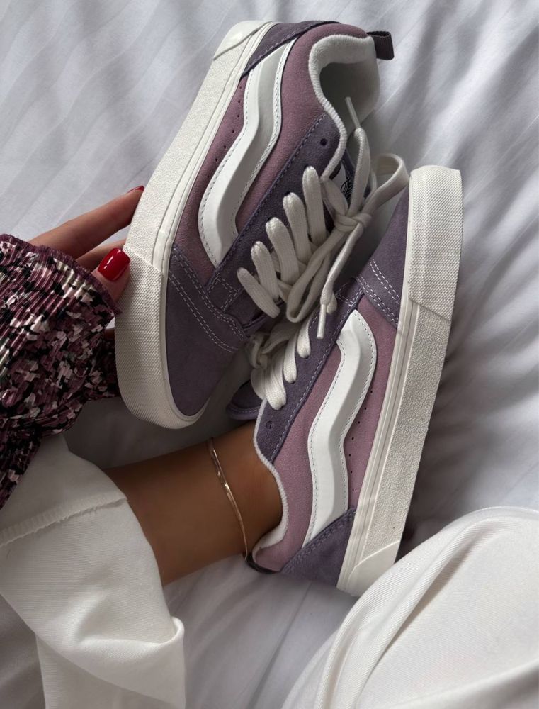 Жіночі кросівки Vans KNU School  Violet | ванс дутиші