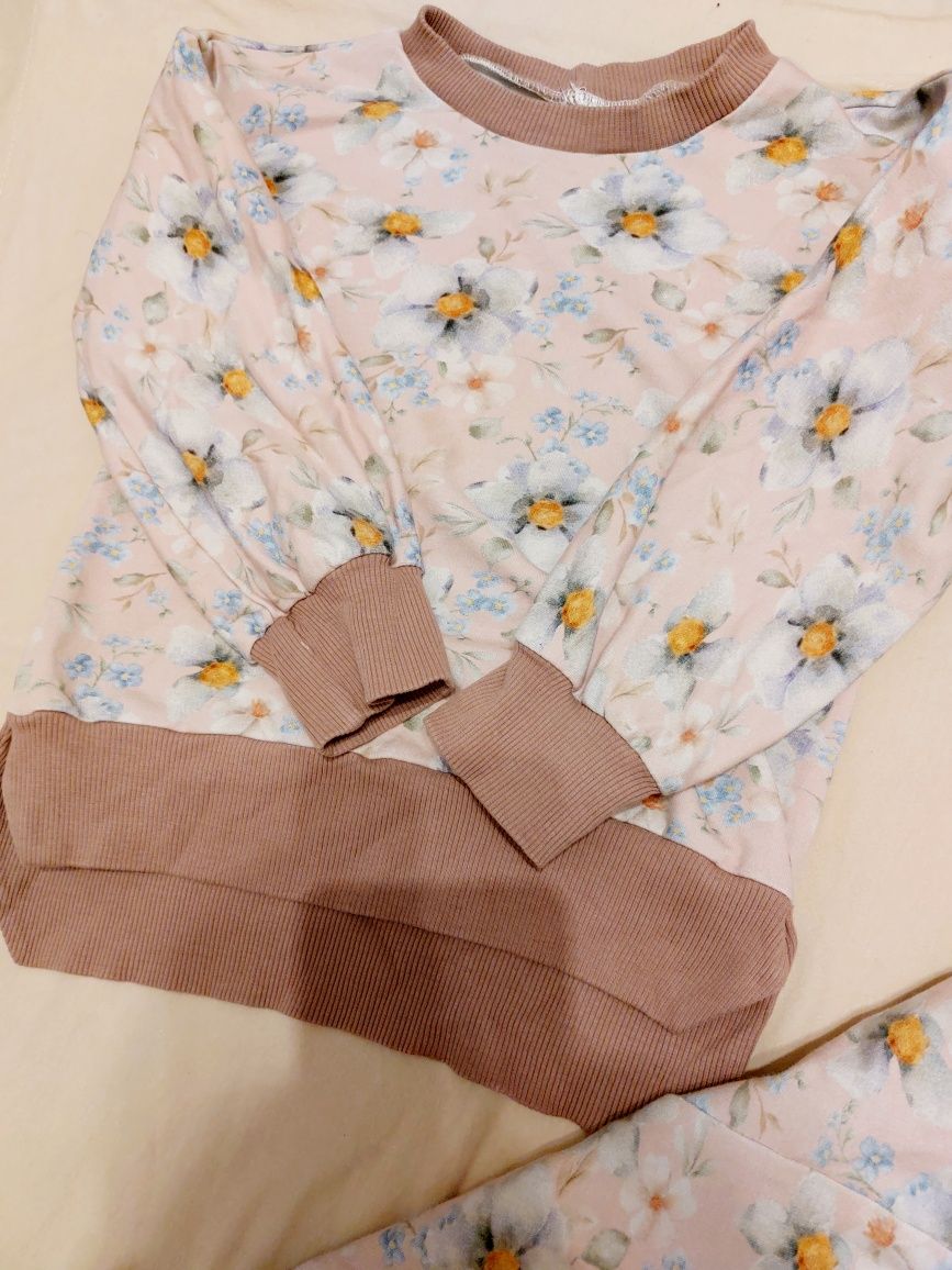 Komplet bluza + spodnie Handmade r. 98