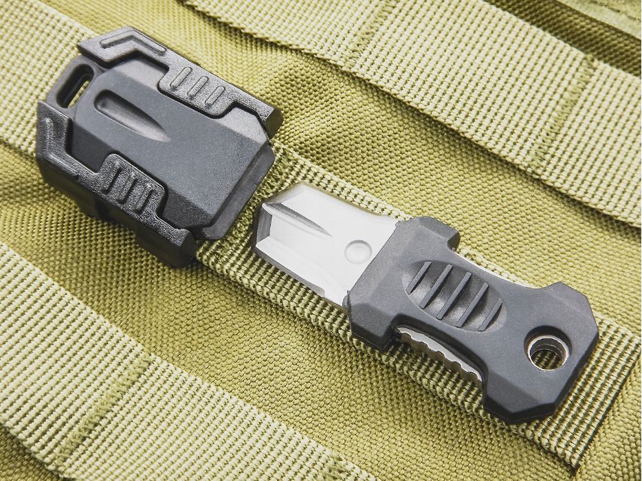 Nóż Taktyczny Ratunkowy EDC SURVIVAL MOLLE ratowniczy na prezent ASG