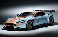 Metalowy Aston Martin DBR9 Gulf solidny model 1:18