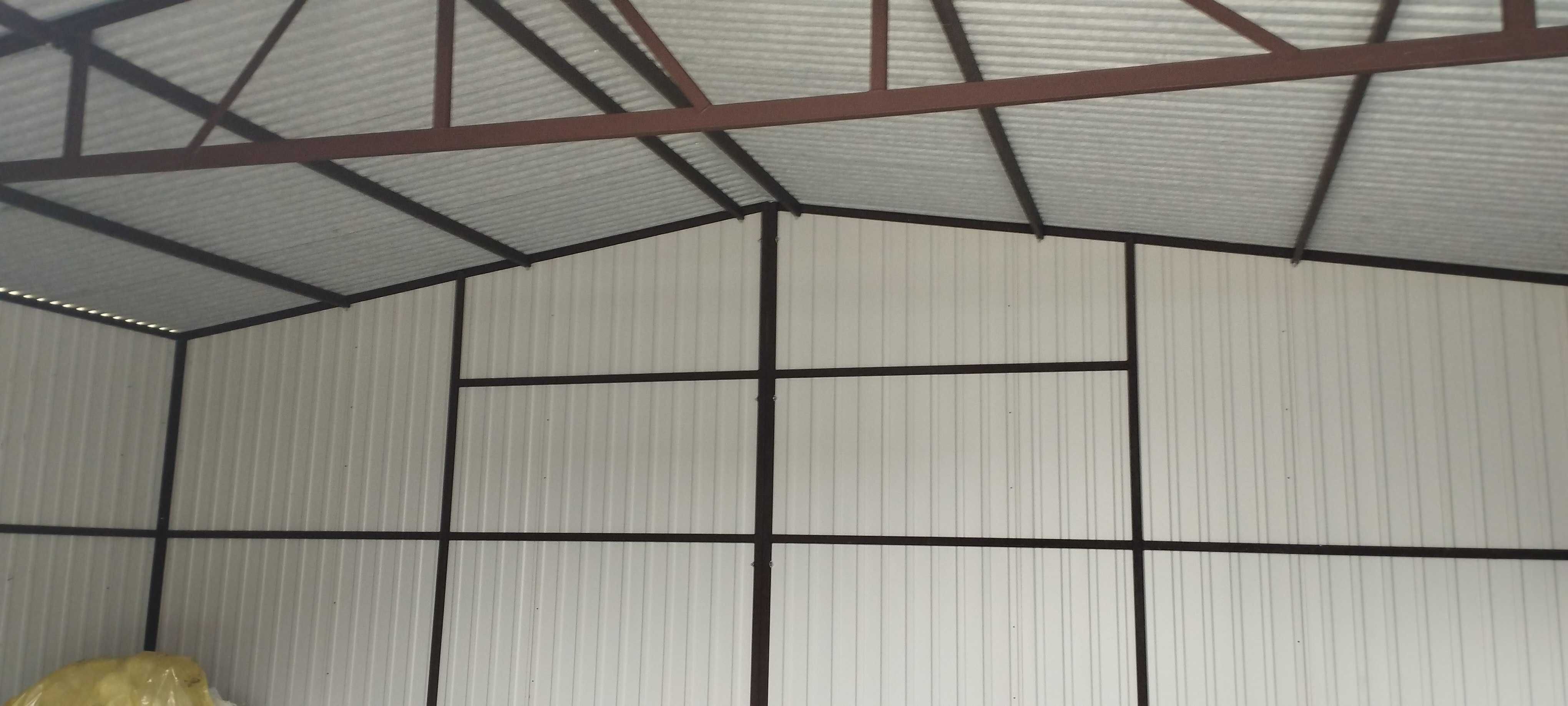 garaż blaszany 6x6 garaż blaszak 5x7 garaże blaszane 5x7 profil
