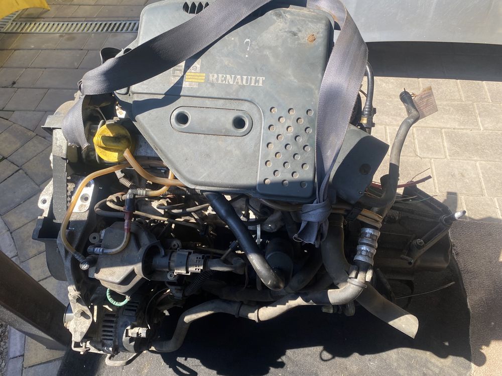 Мотор Двигун Двигатели Коробка 1.9 F80Q Renault kangoo  Рено Кенго